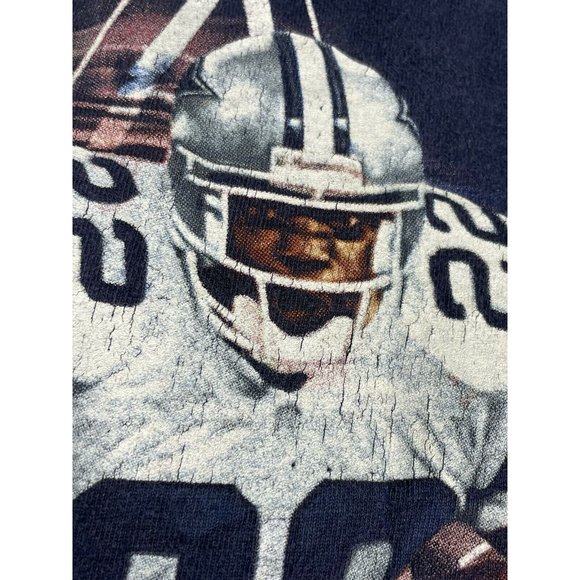 VTG EMMITT SMITH DALLAS COWBOYS MEN'S Shirt L - Picture 5 of 9